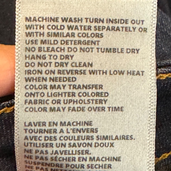 L’agence Women Size 28 Avery High Waist Side Slit Skinny Denim Jeans Deep Space - Picture 9 of 9